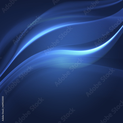 Abstract blue waves backdrop