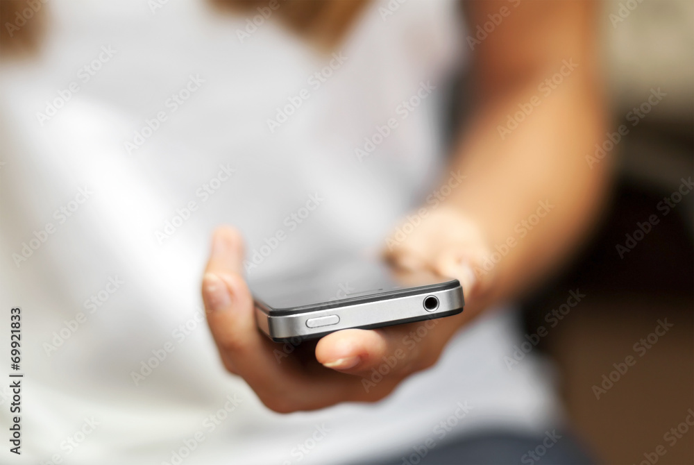 Phone in hand Phone in hand