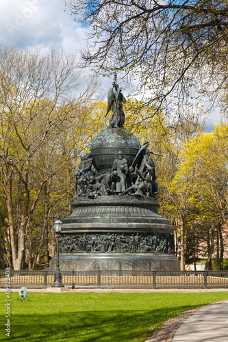 Millennium of Russia is a famous bronze monument