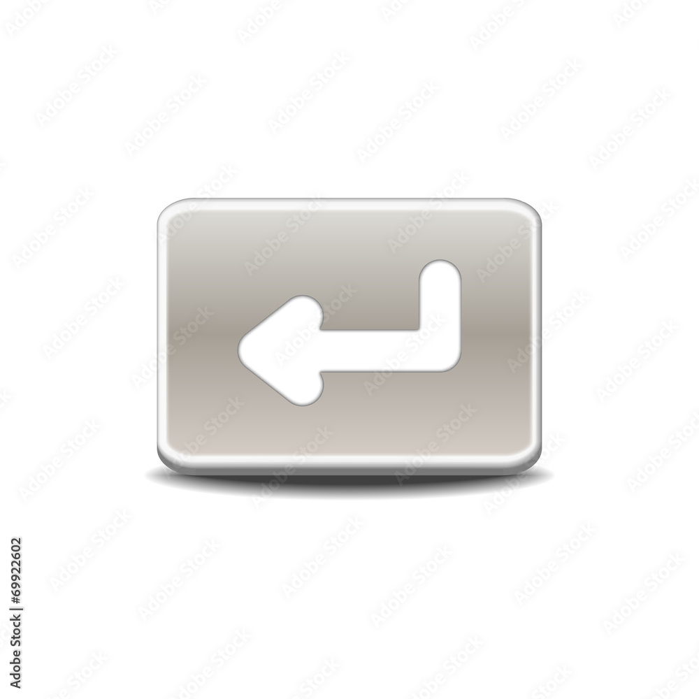 Vector enter button Vector enter button
