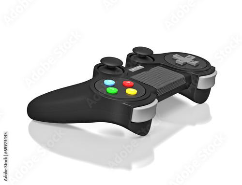 Gamepad joypad for video game console isolated