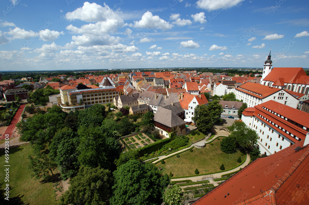 Blick über Torgau