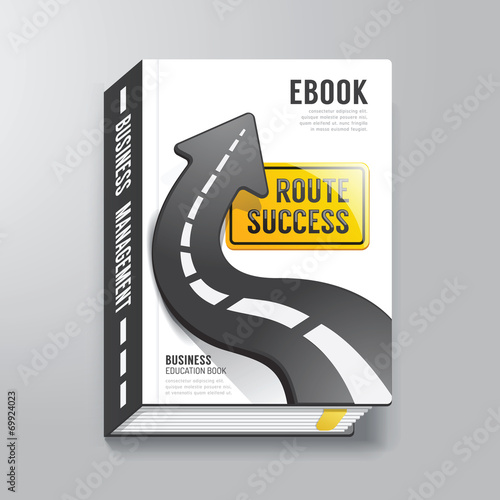 Book Cover Design Template Business Concept