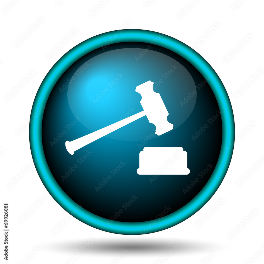 Judge hammer icon Judge hammer icon