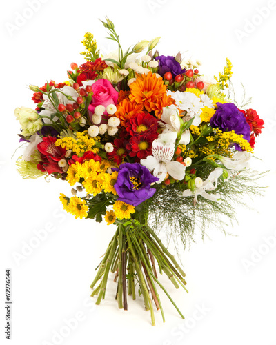 Fotografia, Obraz Colorful flowers bunch