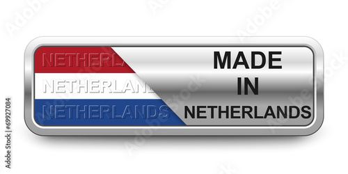 Made in Netherlands Button