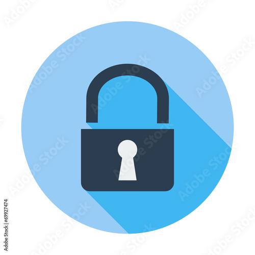 Lock single icon.