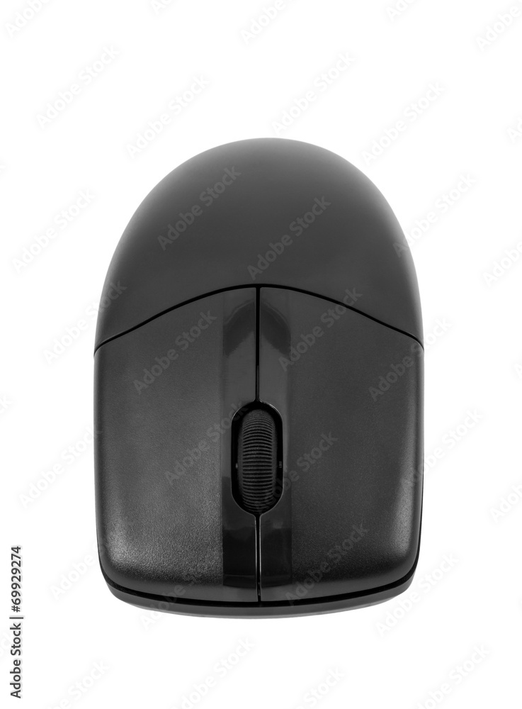 Electronic collection - Wireless optical black computer mouse Electronic collection - Wireless optical black computer mouse