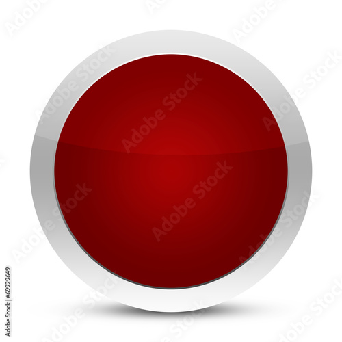 Free Download empty glossy red button - GFXLoad