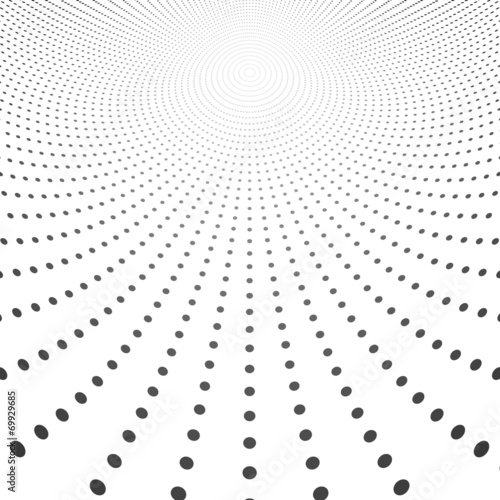 Abstract halftone dotted background