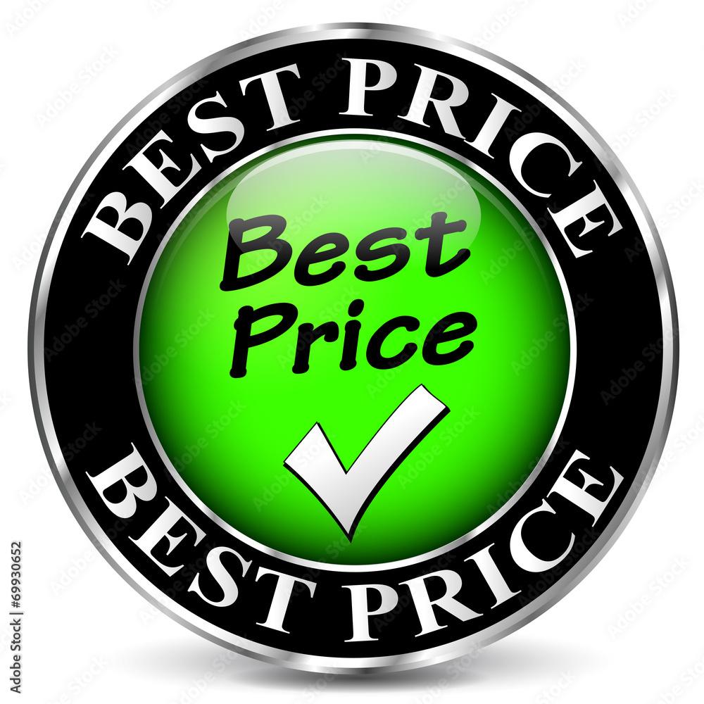 Vector best price icon