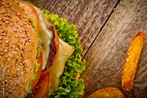 Burger And Fries Burger And Fries 