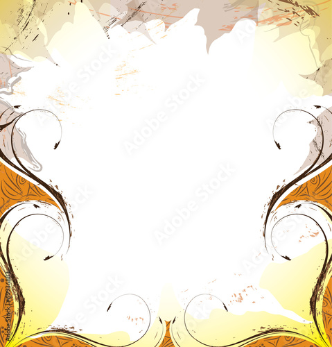 Autumn in grunge style