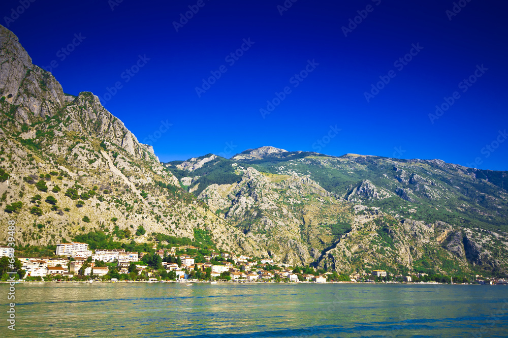 Blue sky above the sea