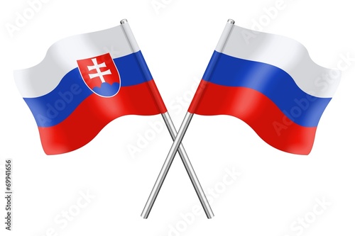 Free Download Flags: Slovakia and Russia - GFXLoad