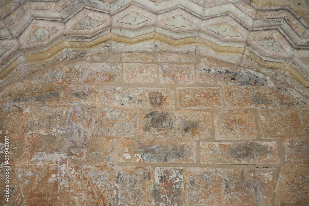 detail paintings inside San Salvador monastery