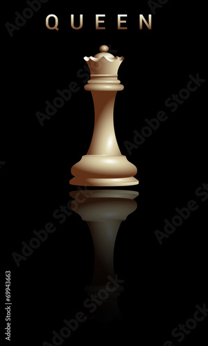 Queen chess figure