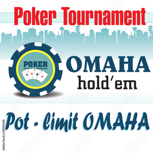 Pot limit Omaha holdem poker tournament