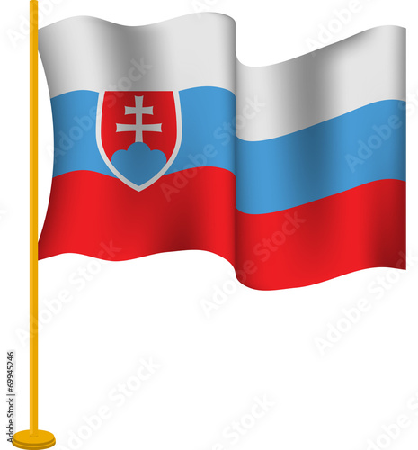 Tricolor Flag of Slovakia