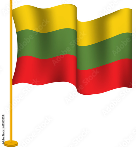 Tricolor Flag of Lithuania