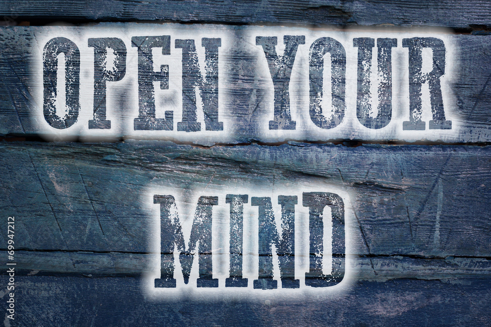 Obraz premium Open Your Mind Concept