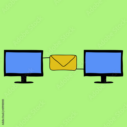 Doodle style email