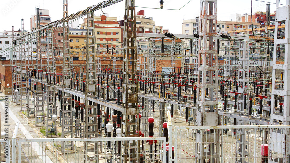 Central eléctrica en Collblanc, Barcelona Central eléctrica en Collblanc, Barcelona