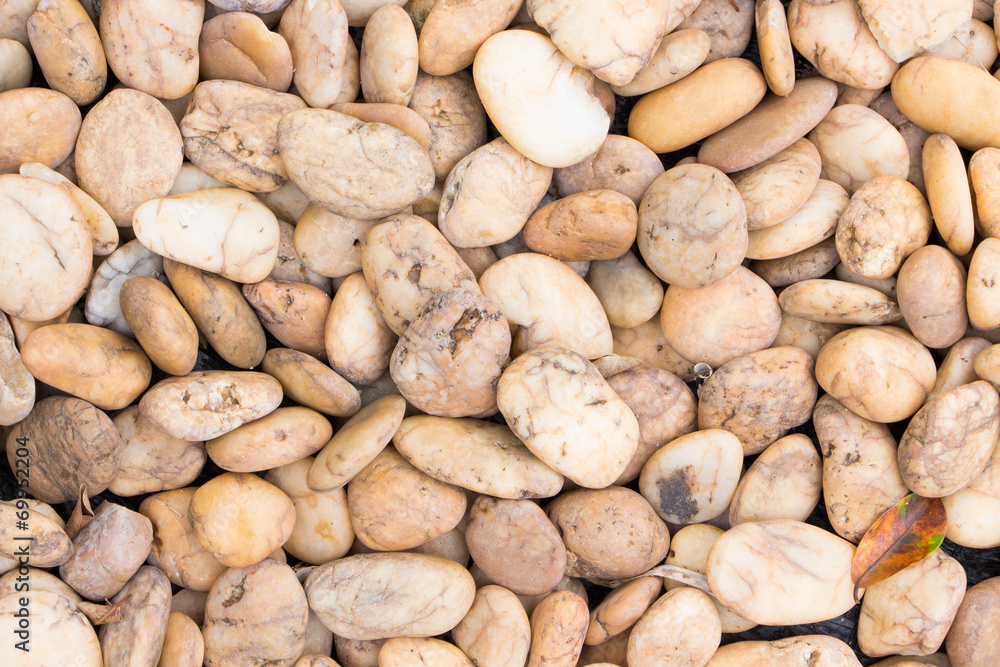 Sea stones background.