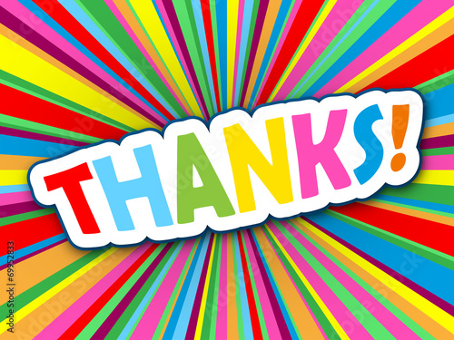 THANKS! (card message very much thank you)