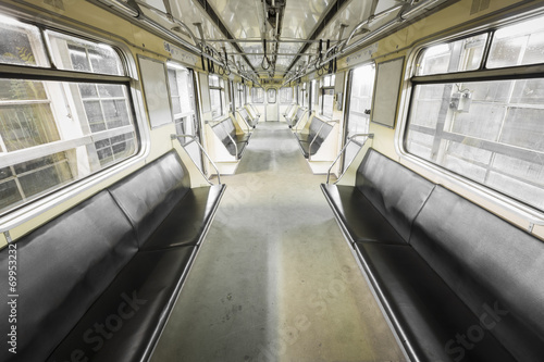 subway train interior