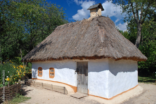 Traditional Ukrainian hut, Museum of Folk Architecture photo