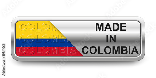 Made in Colombia Button