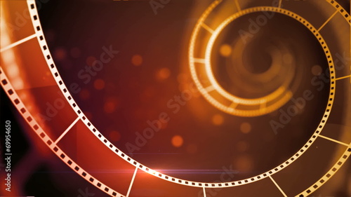 intro of moive filmstripe