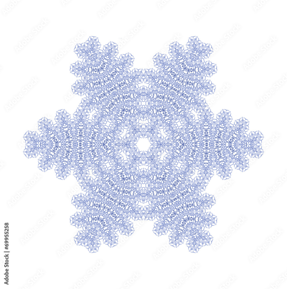 Abstract snowflake Abstract snowflake