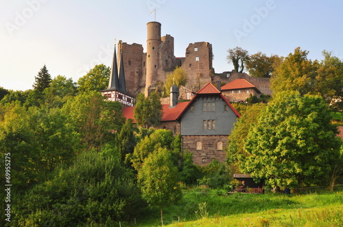 Hanstein im Werratal im Abendlicht