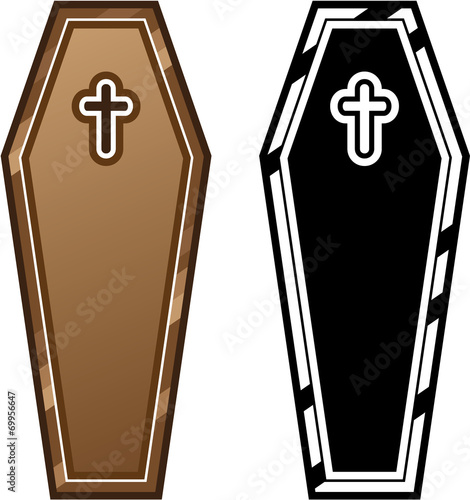 Coffins vector