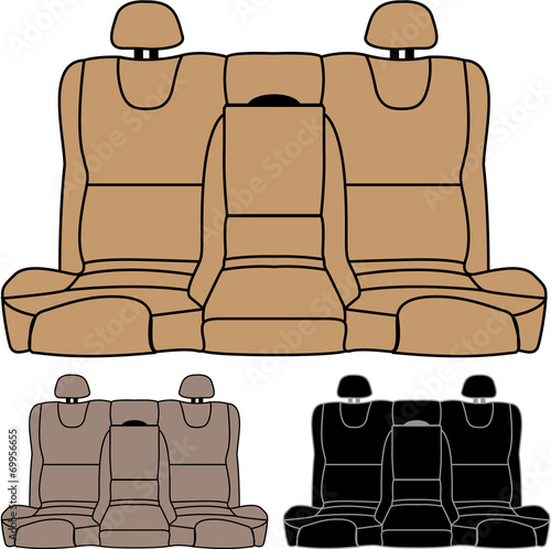 Back Seat Vector