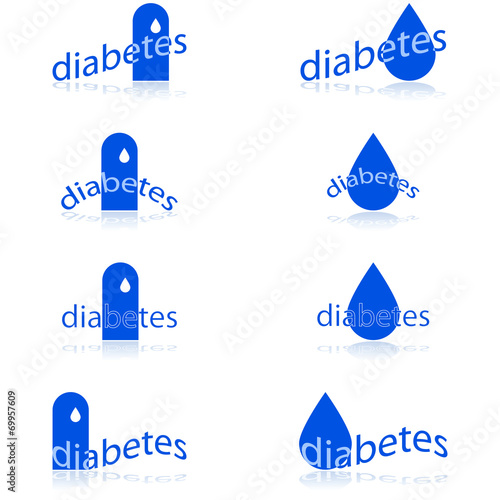 Diabetes icons