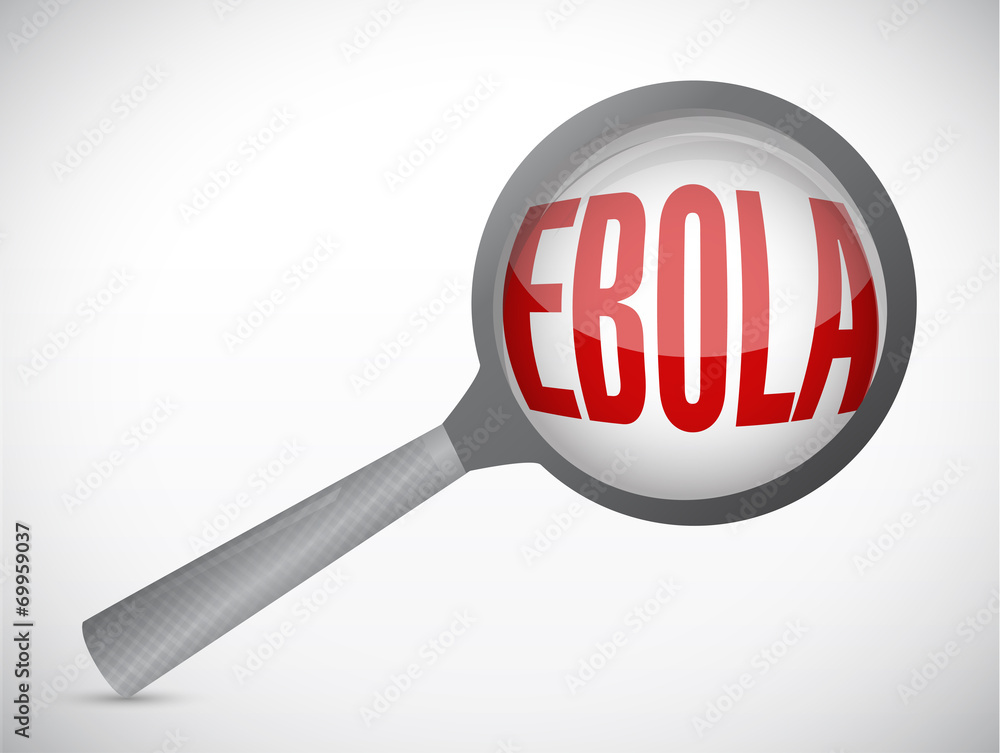 ebola magnify research illustration design ebola magnify research illustration design