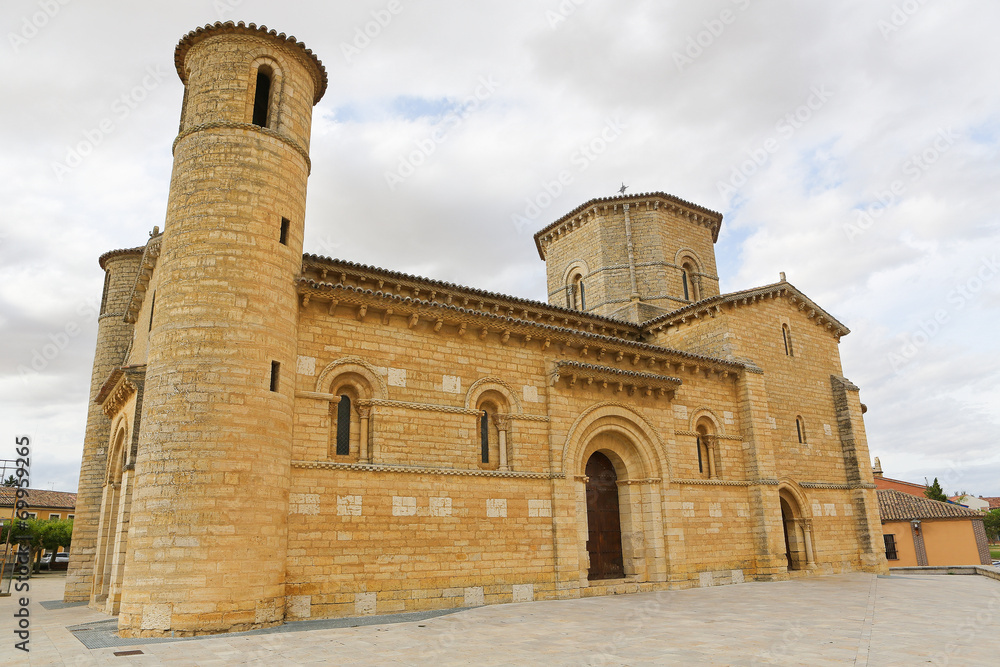 Beautiful Romanesque church in Fromista, Spain