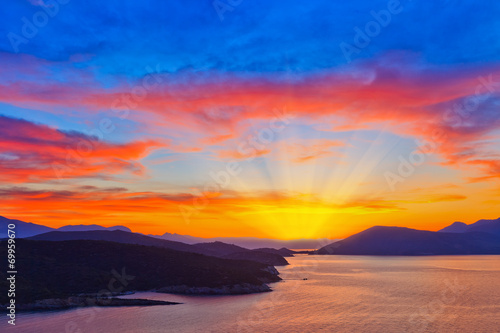 Greek Sunset © sborisov