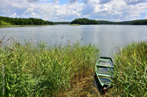 Fototapeta Naklejka Na Ścianę i Meble -  Barlinek, lake, city and surroundings