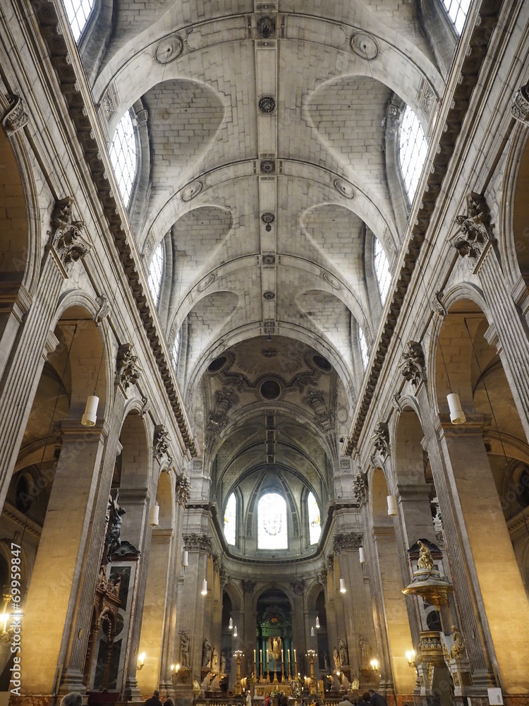 Iglesia de Saint-Sulpice en París Iglesia de Saint-Sulpice en París