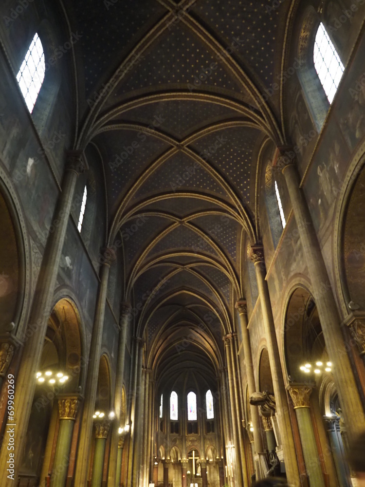 Naklejka premium Iglesia de Saint Germain des Prés en París