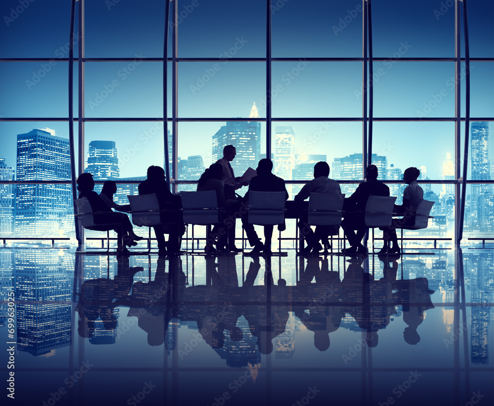 Fototapeta premium Business meeting in The New York City Office