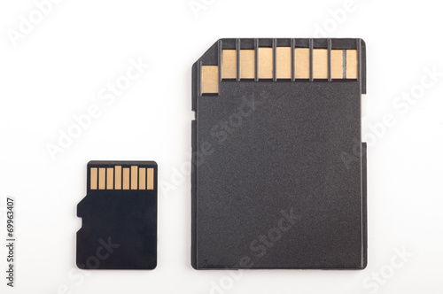 Photos micro sd card and adapter