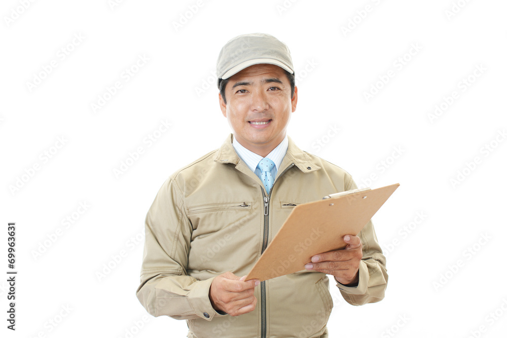 笑顔の男性 笑顔の男性