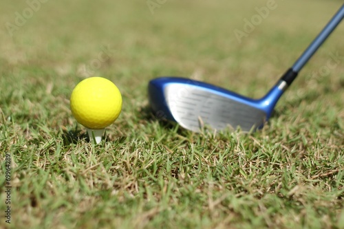 Yellow Golf ball