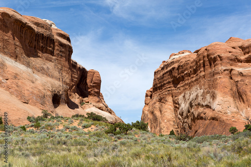 red rock cliffs