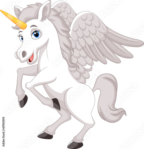 Cartoon unicorn